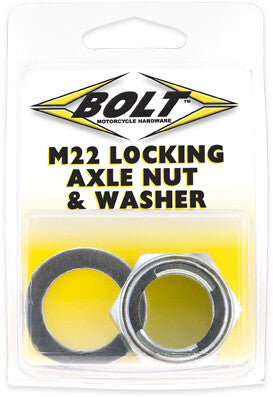 BOLT Locking Axle Nut 22mm AXN22