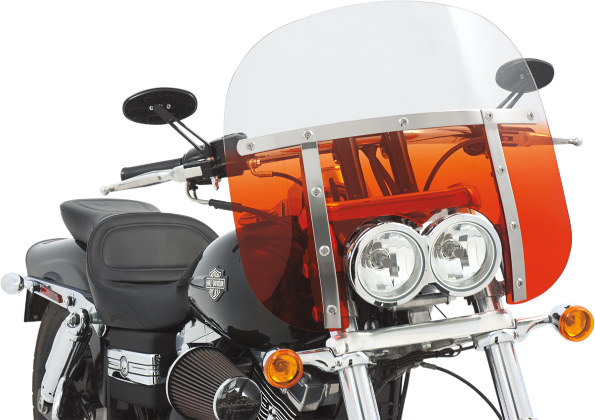 MEMPHIS SHADES Fats Windshield - 13" - Orange - FXDF MEM6637