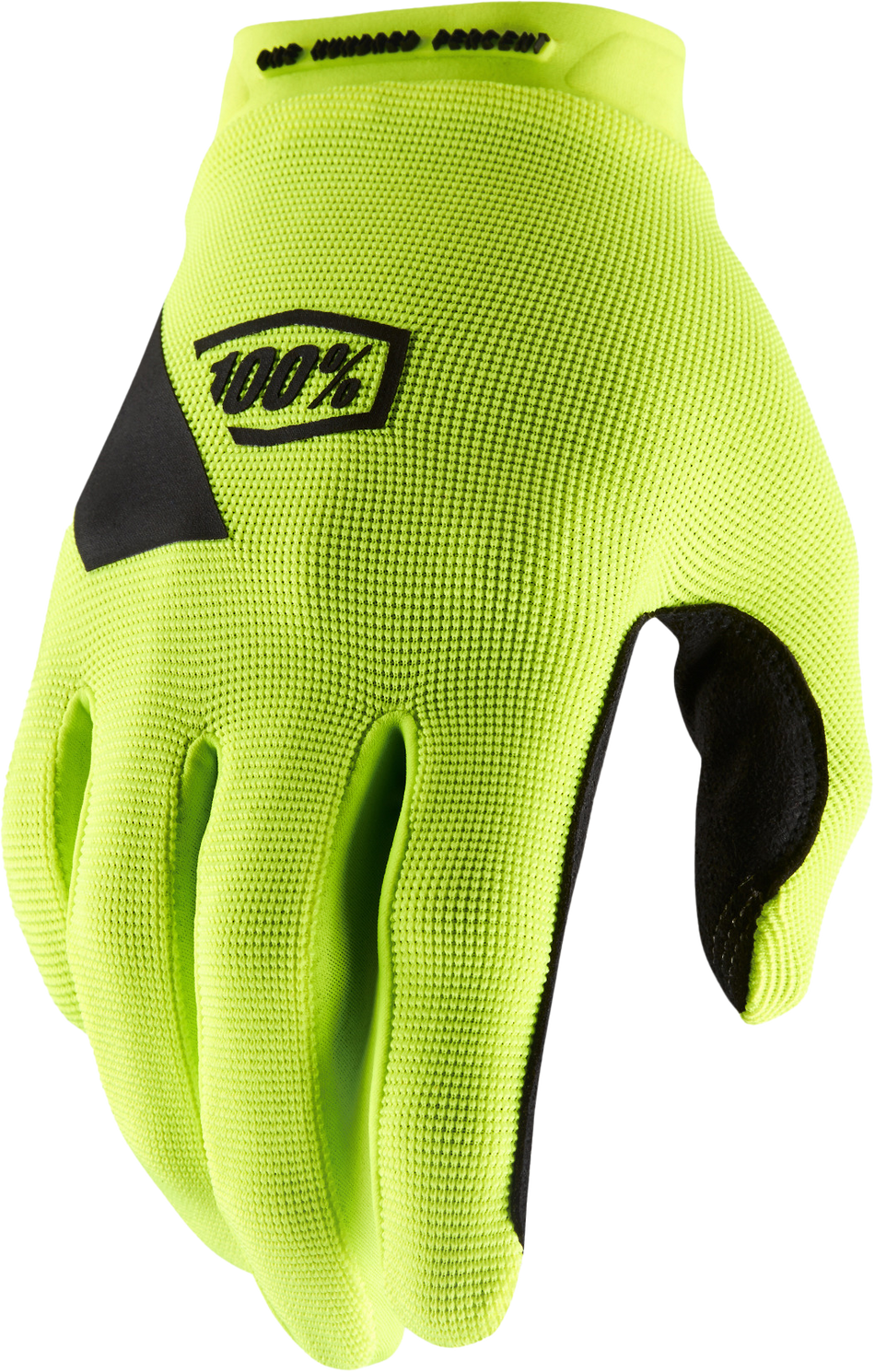 100% Ridecamp Women's Gloves Fluo Yellow/Black Md 10013-00007