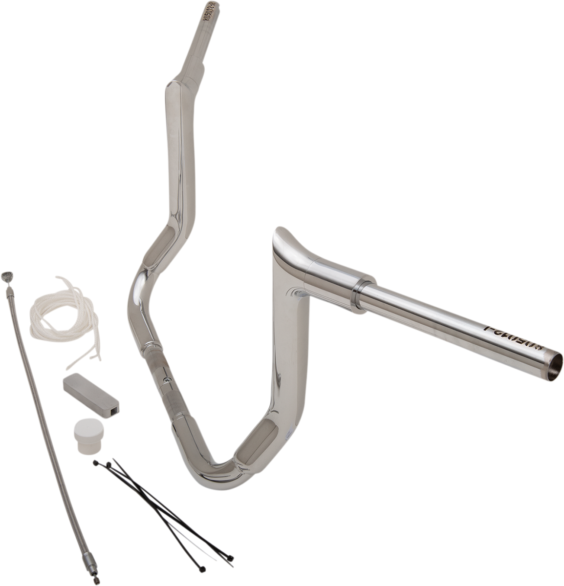 FAT BAGGERS INC. Handlebar Kit - Pointed Top - 12" - Chrome 809112