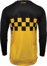 THOR Hallman Differ Cheq Jersey - Yellow/Black - Large 2910-6589