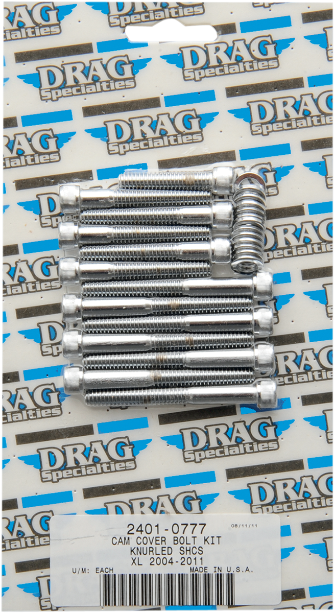 DRAG SPECIALTIES Knurled Camshaft Cover Bolt Kit - XL MK687