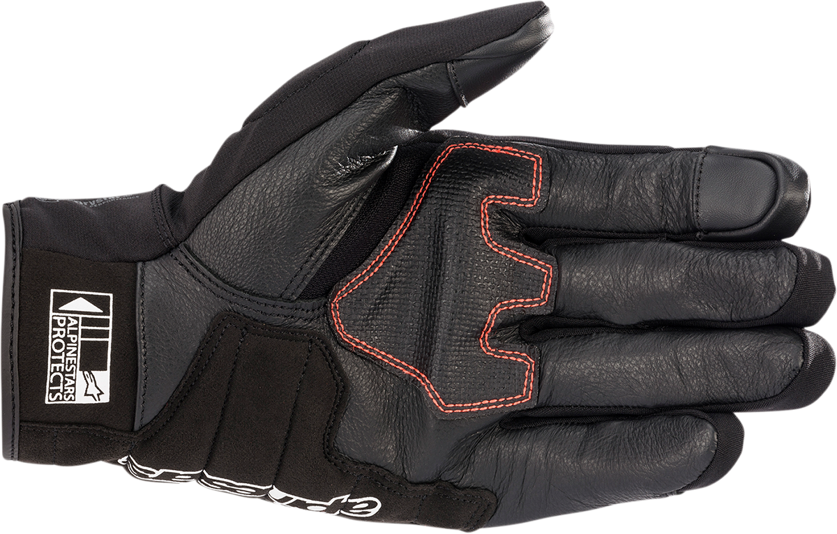 Guantes ALPINESTARS Honda SMX Z Drystar - Negro/Rojo brillante - Mediano 3527321-1303-M 