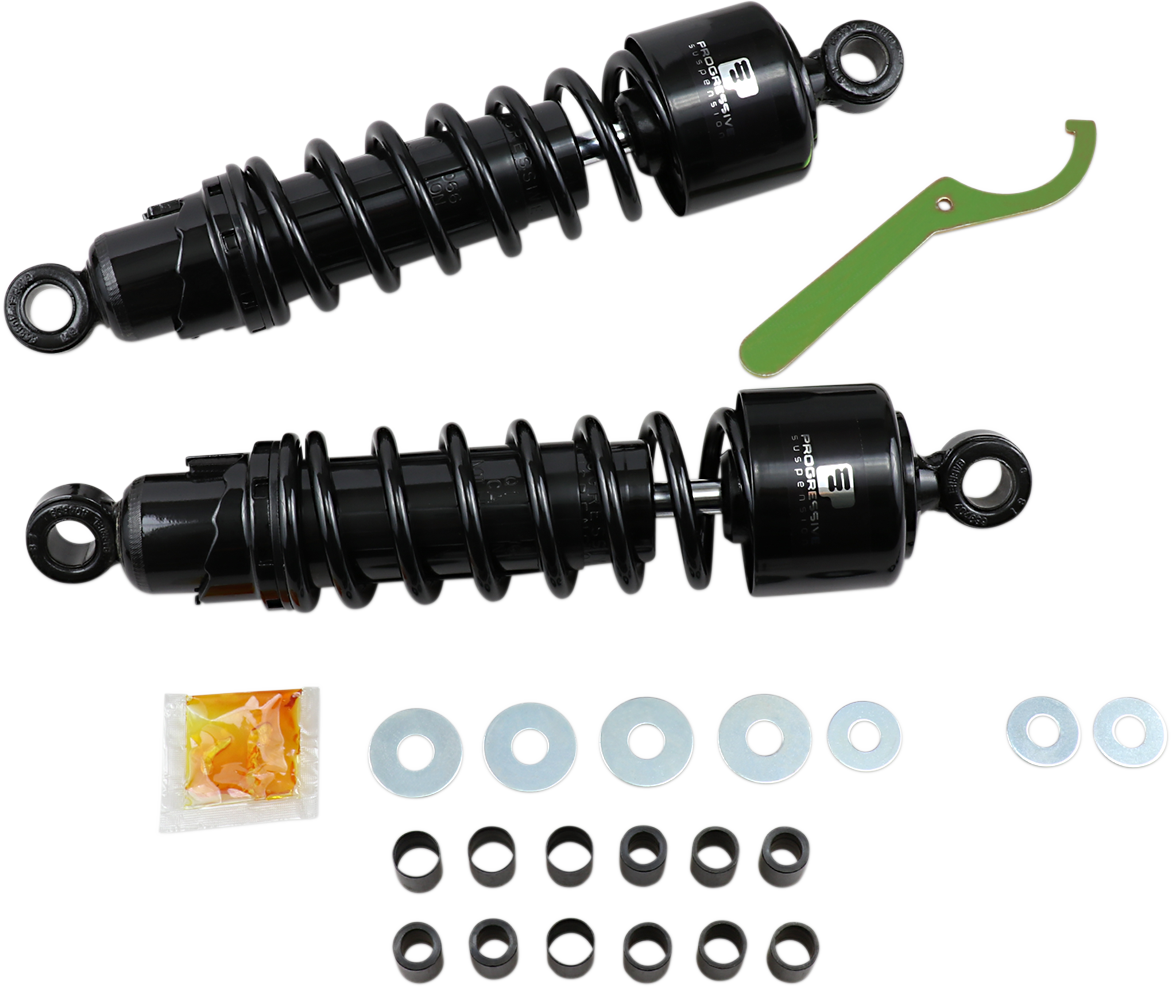 PROGRESSIVE SUSPENSION 412 Series Shock - 12" - Standard - Black - XG 412-4402B