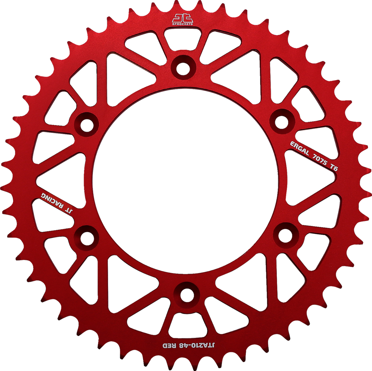 JT SPROCKETS Rear Sprocket - Honda/Beta - Red - 48 Tooth JTA210.48RED