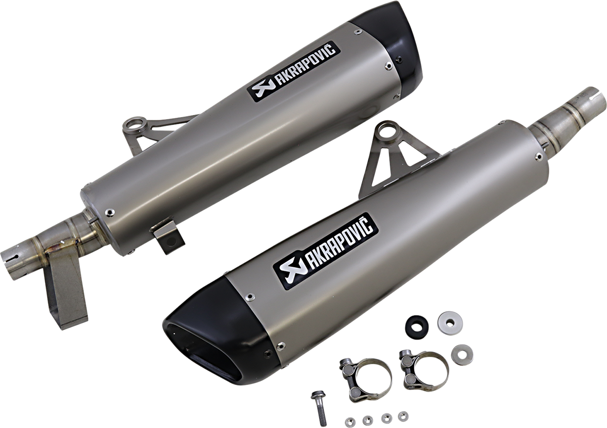 AKRAPOVIC Titanium Mufflers S-T12SO4-HCQT 1811-3944