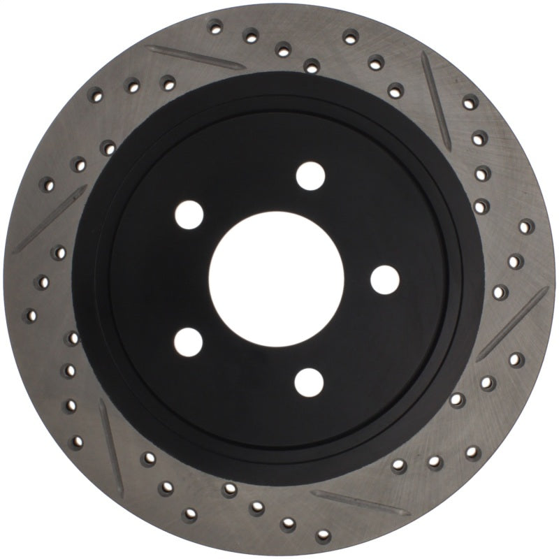 StopTech 05-10 Ford Mustang Slotted & Drilled Right Rear Rotor 127.61087R