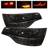 Spyder GMC Sierra 19-20 LED Model Only LED Tail Lights - Black Smoke ALT-YD-GS19LED-LED-BSM 5000316