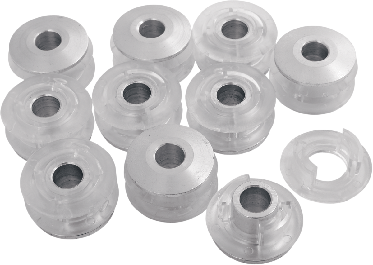 ALLOY ART Tank Mounting Bushings and Inserts - Poly/Aluminum - 10 Pack GT-T3