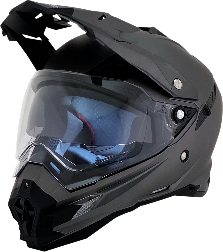 AFX FX-41DS Helmet - Frost Gray - Medium 0110-3762