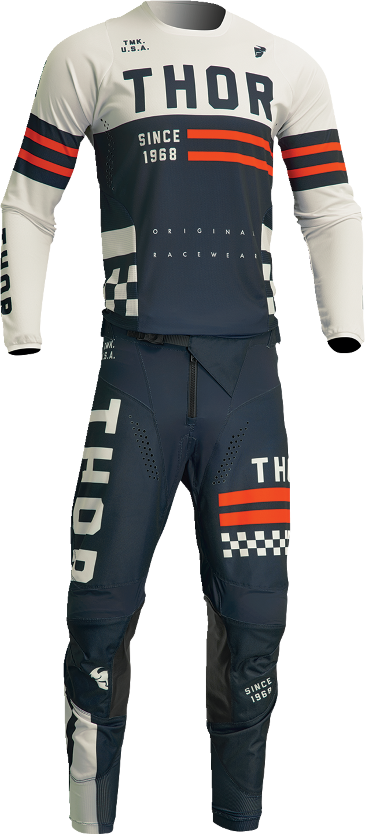 THOR Pulse Combat Jersey - Midnight/White - Small 2910-7091