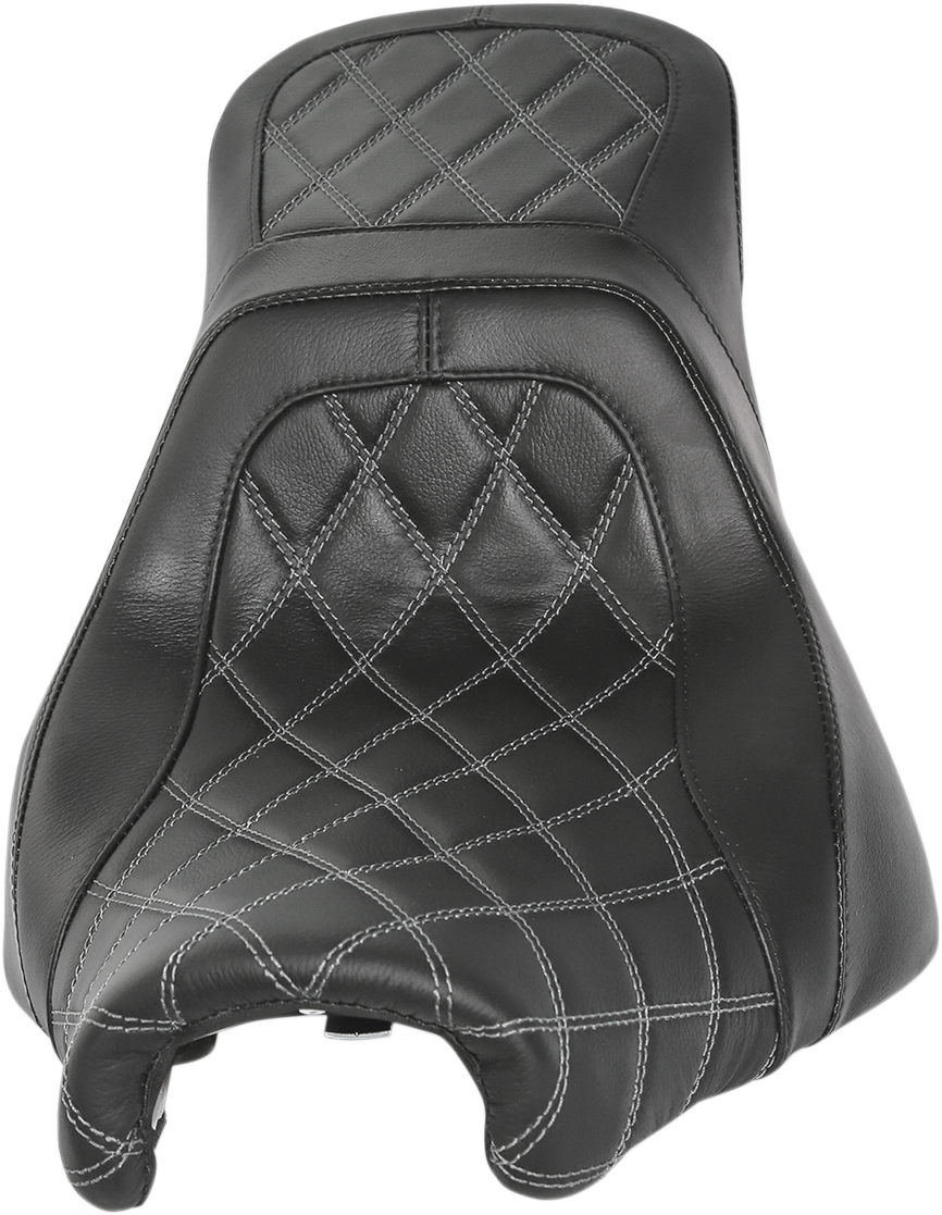 DANNY GRAY Airhawk Weekday 2Up XL Seat - no Backrest Receptacle - Double Diamond Stitch - Air - FXBR/S '18-'20 24-811DIAAIR