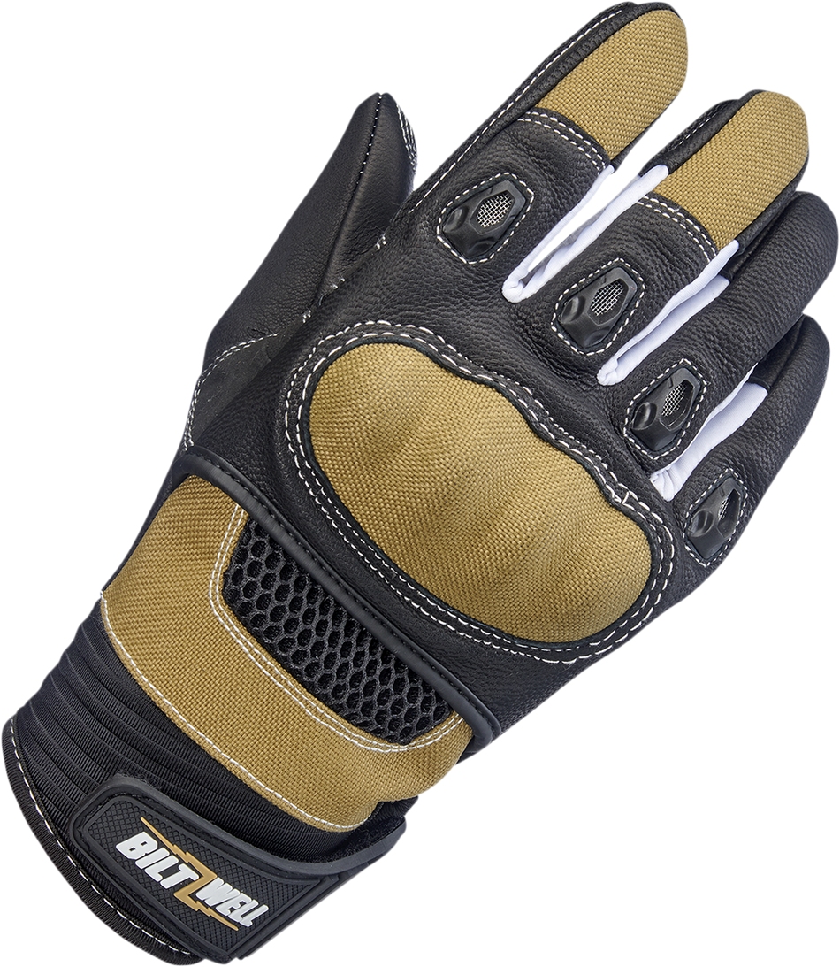 BILTWELL Bridgeport Gloves - Tan - Medium 1509-0901-303