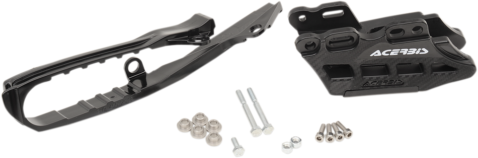 ACERBIS Chain Guide and Slider Kit - Suzuki RMZ250/450 - Black 2686630001