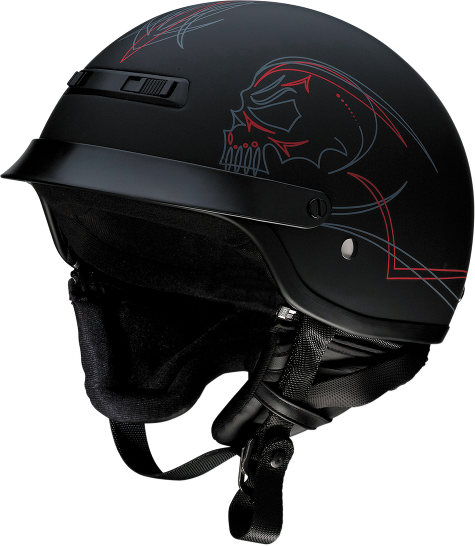 Z1R Nomad Helmet - Evilocity - Flat Black - XS 0103-1252