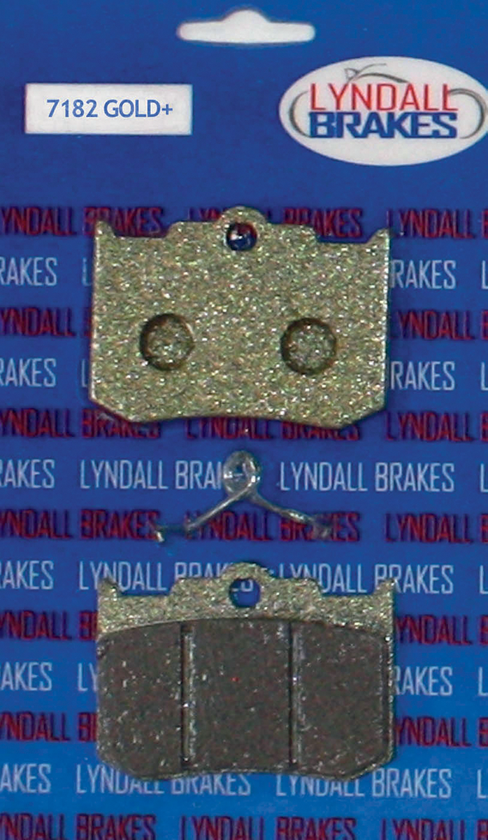 Pastillas de freno LYNDALL RACING BRAKES LLC - Oro+ PM 4 pistones 7182-GPLUS 