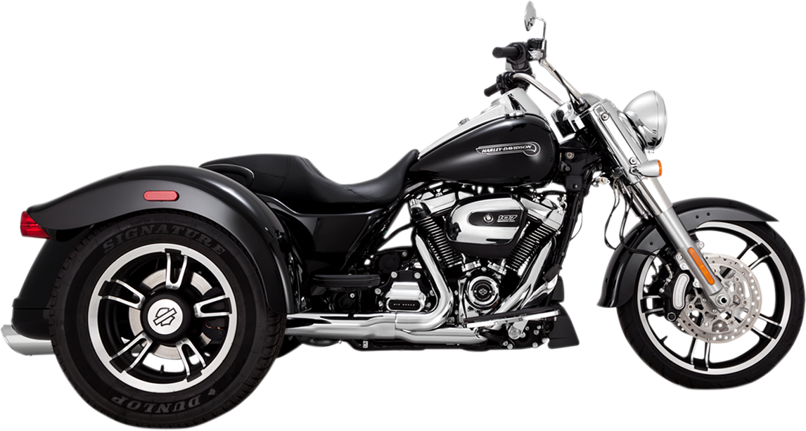 VANCE & HINES Twin Slash Mufflers - FLRT 16796