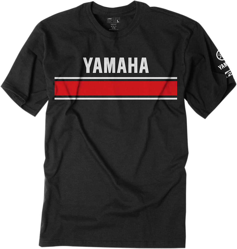 FACTORY EFFEX Yamaha Retro T-Shirt - Black - Large 20-87204