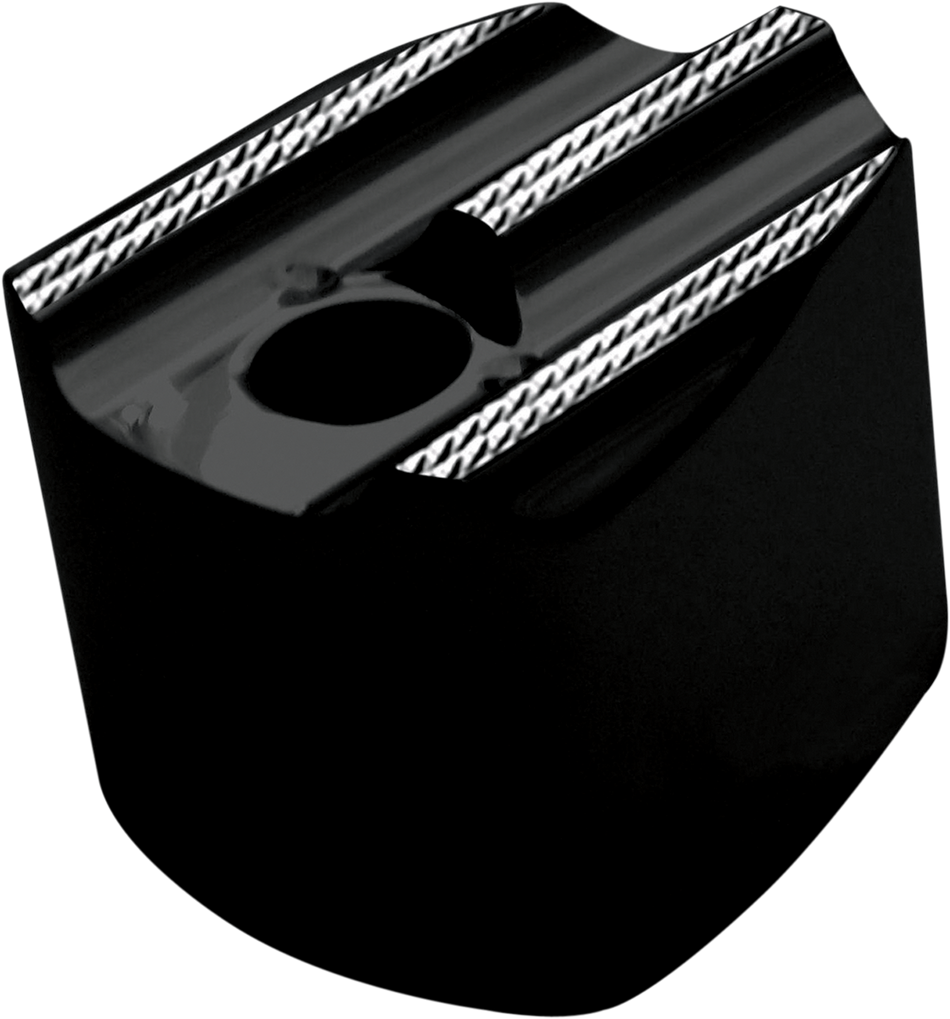 COVINGTONS Ignition Switch Cover - Diamond Edge - Black C1245-D