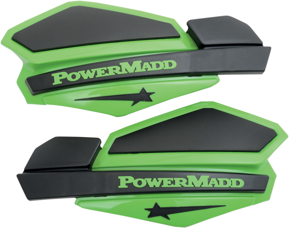POWERMADD Handguards - Green/Black 34203