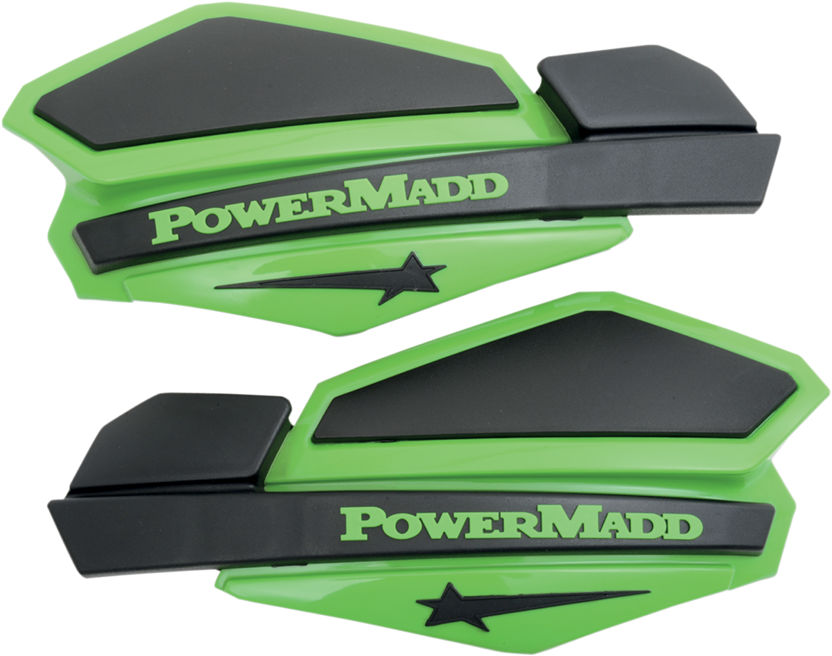 POWERMADD Handguards - Green/Black 34203