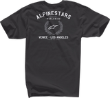 Camiseta ALPINESTARS Corona - Negro - Grande 12137258010L 