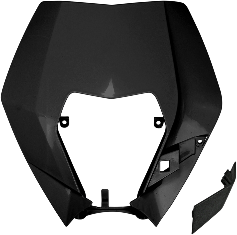 UFO Headlight Plastic - Black KT04090001