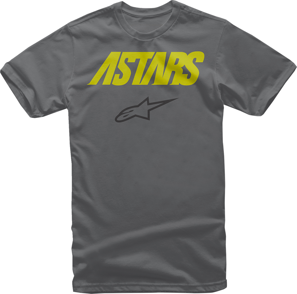 Camiseta ALPINESTARS Angle Combo - Carbón/Amarillo Fluo - Grande 1119-72000-18-L 
