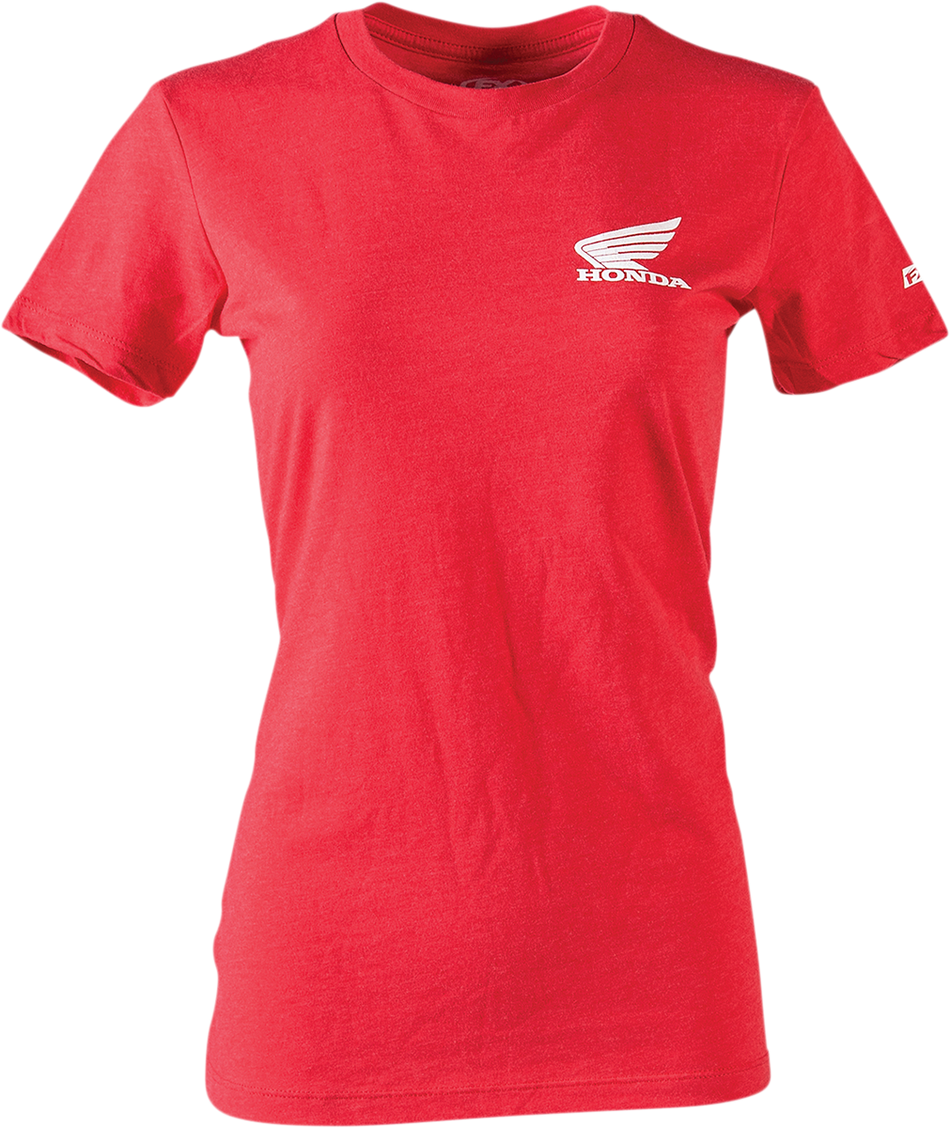 FACTORY EFFEX Women's Honda Icon T-Shirt - Red - Large 24-87314