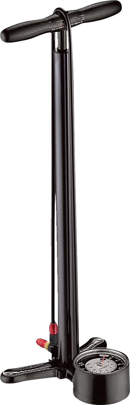 LEZYNE Classic Floor Pump - 3.5" - Metallic Black 1FPCFLDRV504