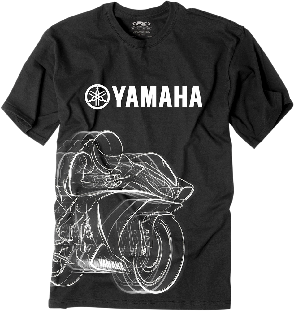 FACTORY EFFEX YAMAHA R1 T-Shirt - Black - XL 16-88284