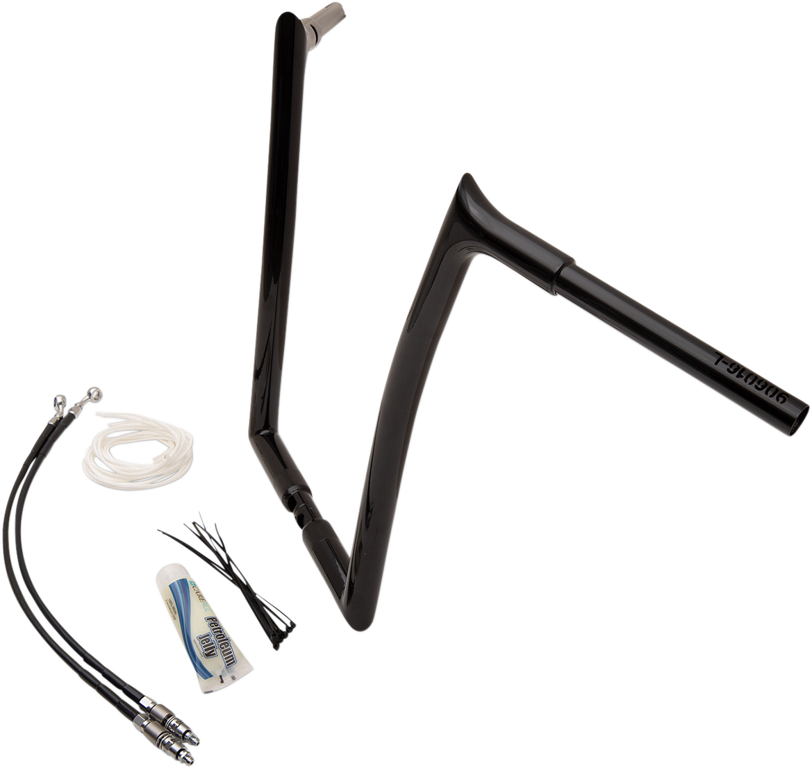 FAT BAGGERS INC. Handlebar Kit - Pointed Top - 16" - Black 909316-B