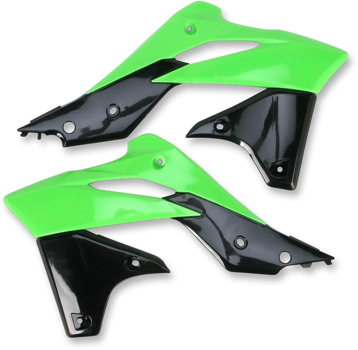 UFO Radiator Shroud - Green/Black KA04725-999