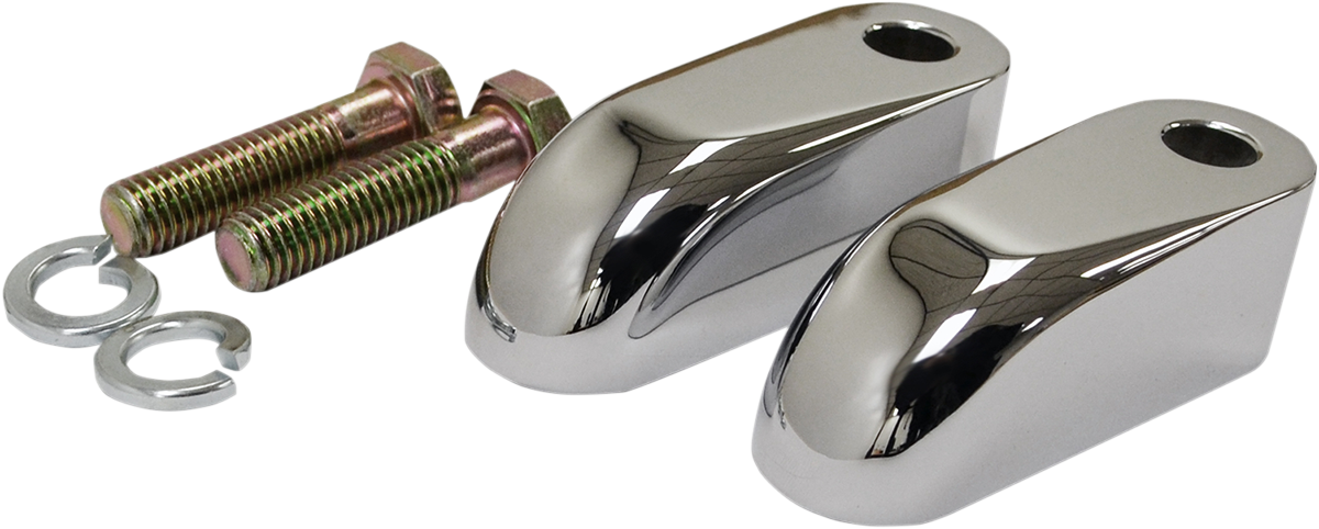 LA CHOPPERS Riser Extensions - Pullback - 2" - Chrome LA-7416-02