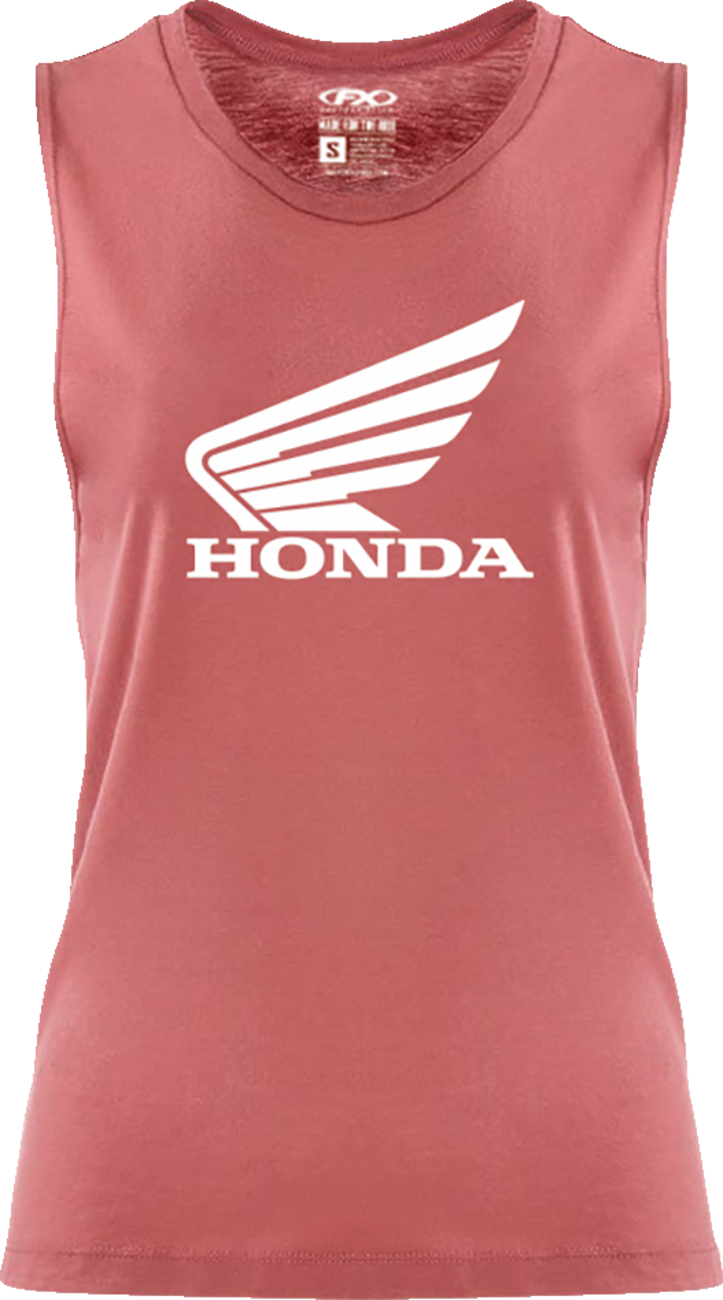 FACTORY EFFEX Women's Honda Wing Muscle Tank Top - Paprika - XL 27-87356
