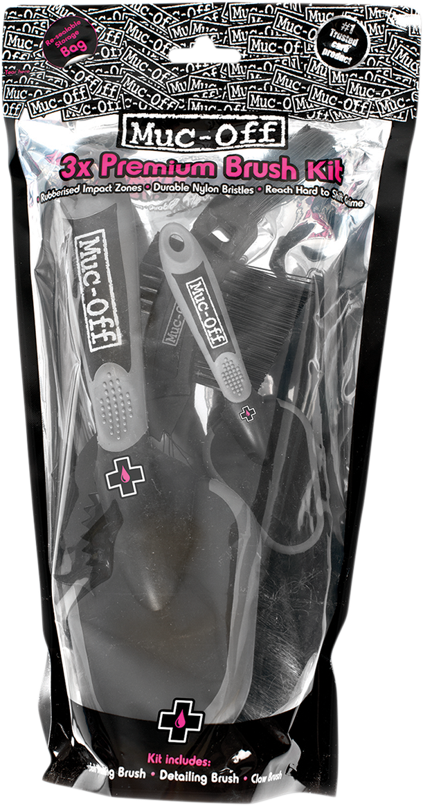 MUC-OFF USA 3-Piece Brush Set 220