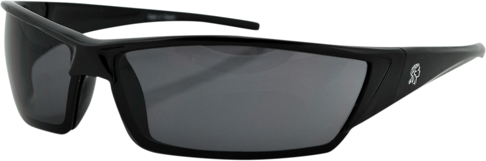 ZAN HEADGEAR Utah Sunglasses - Shiny Black - Smoke EZUT01