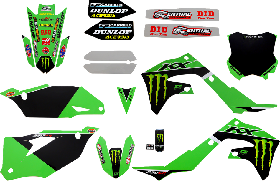 Kit gráfico D'COR VISUALS - Monster Energy 20-20-652 