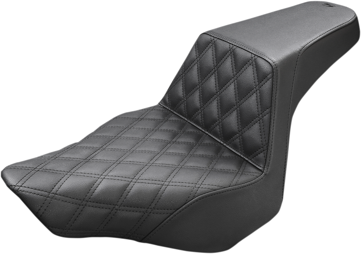 Asiento elevador para SADDLEMEN - Costura de celosía delantera - Negro - FXSB 813-27-172 