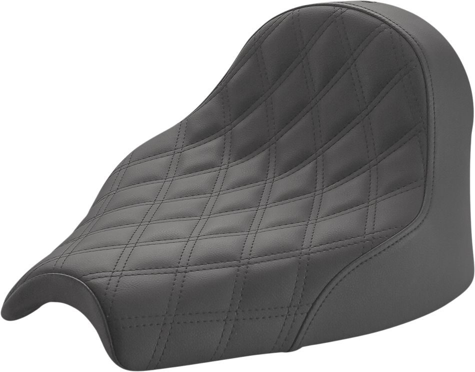 SADDLEMEN Seat - Renegade Solo - Lattice Stitched - Black I21-04-002LS