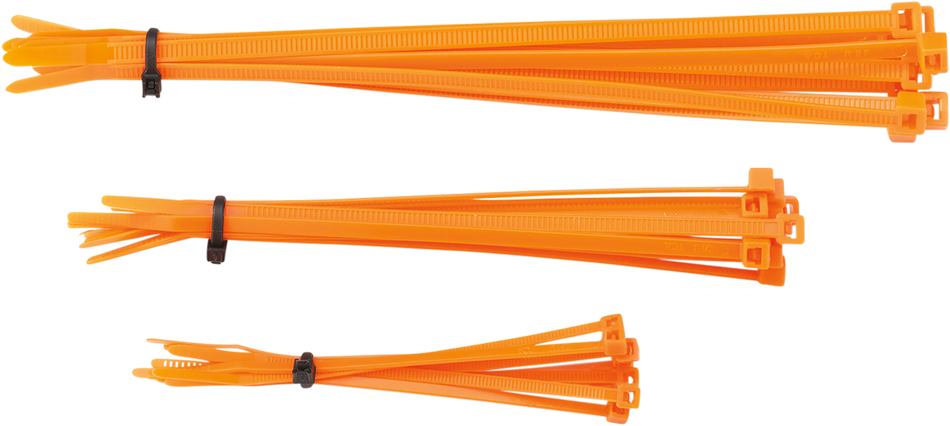 Bridas para cables MOOSE RACING - Naranja - Paquete de 30 303-4682 