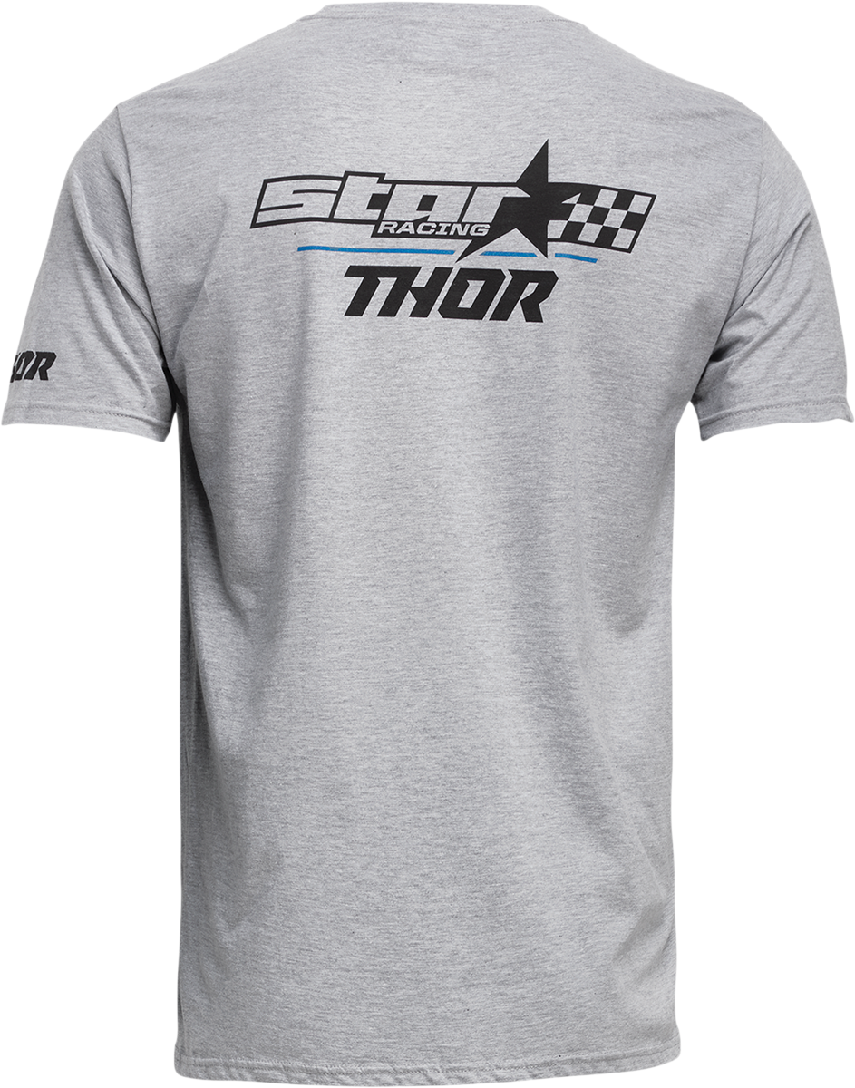 THOR Star Racing Champ T-Shirt - Heather Gray - Small 3070-1148