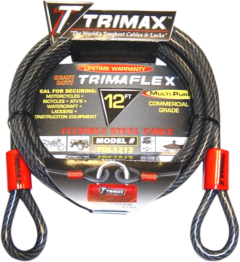 TRIMAX Cable Lock - 12' TDL1212 4010-0054