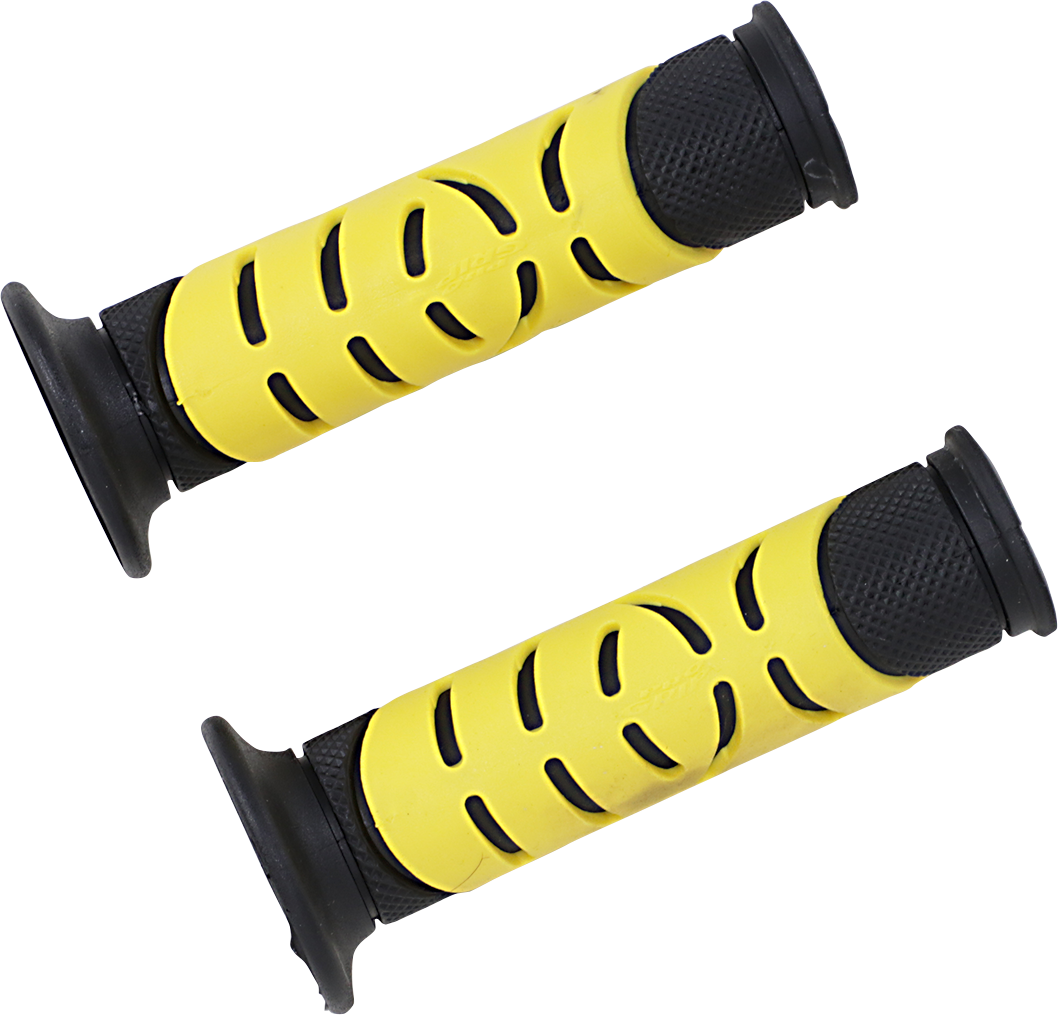 PRO GRIP Grips - Gel - 719 - Open Ends - Black/Yellow PA0719OENEGI