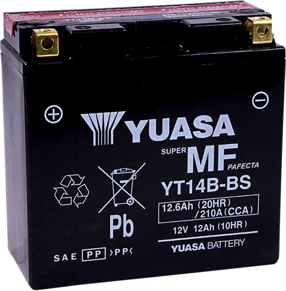 YUASA AGM Battery - YT14B-BS .60 L YUAM624B4