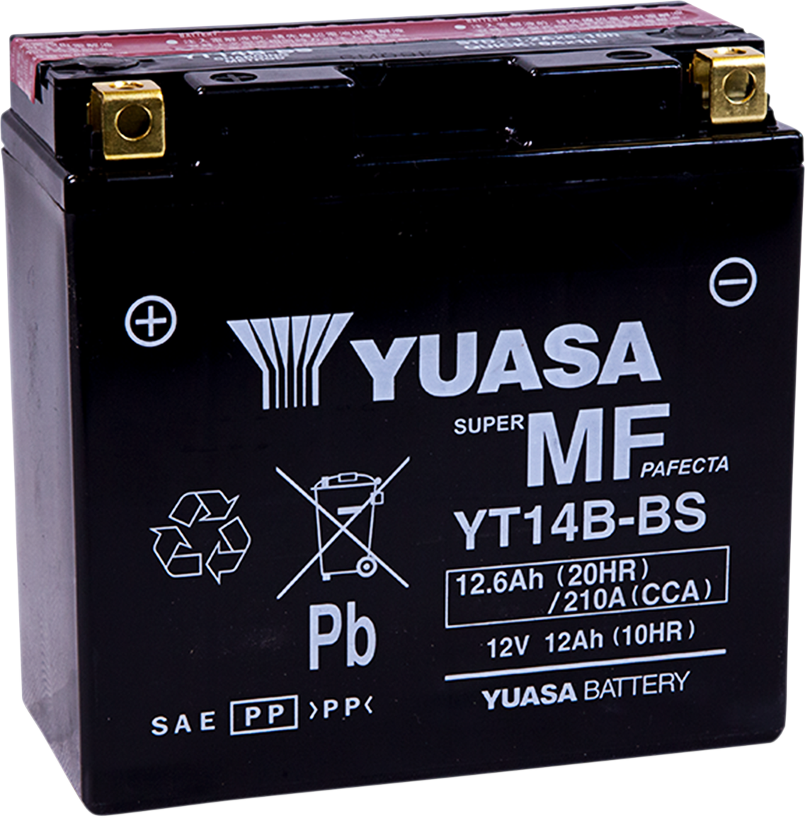 YUASA AGM Battery - YT14B-BS .60 L YUAM624B4