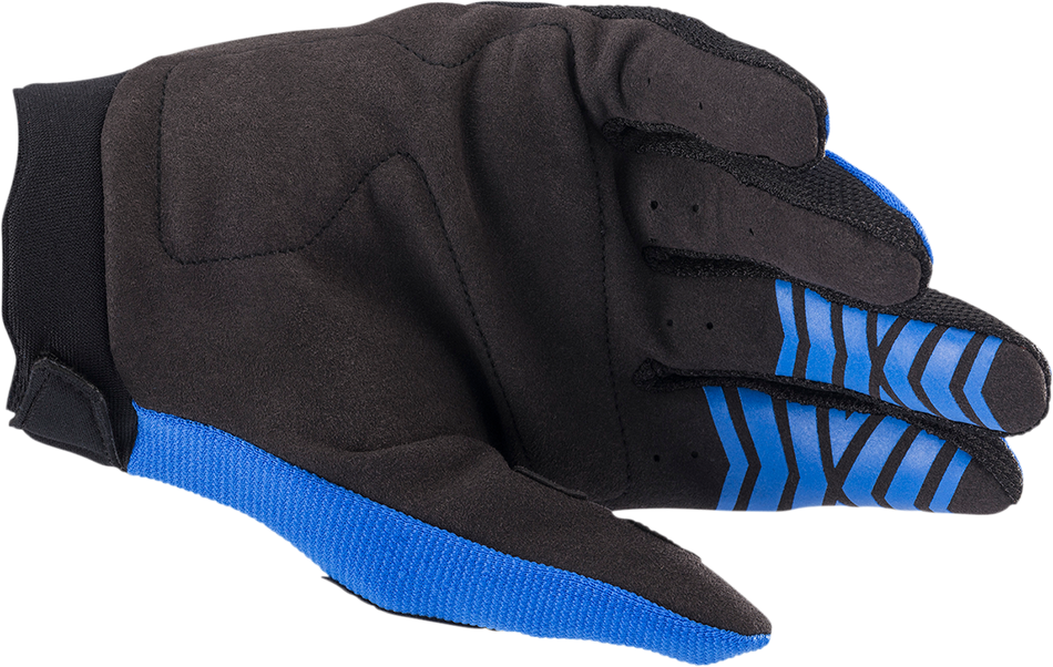 ALPINESTARS Youth Full Bore Gloves - Blue/Black - Medium 3543622-713-M