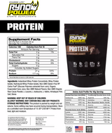 RYNO POWER Protein Powder - Chocolate - 2 lb - 20 Servings PPC4657