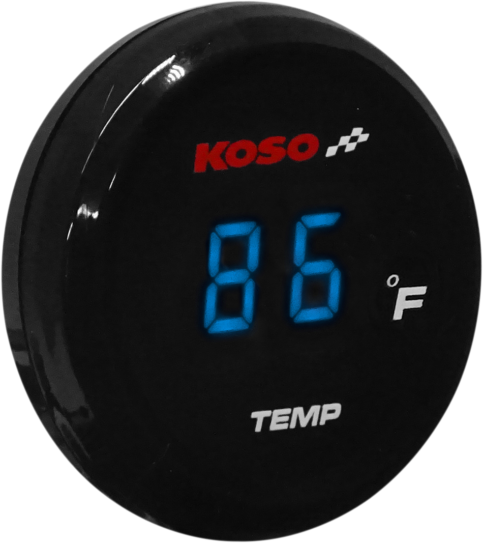 KOSO NORTH AMERICA I-Gear Thermometer - Blue Digits BA067B12