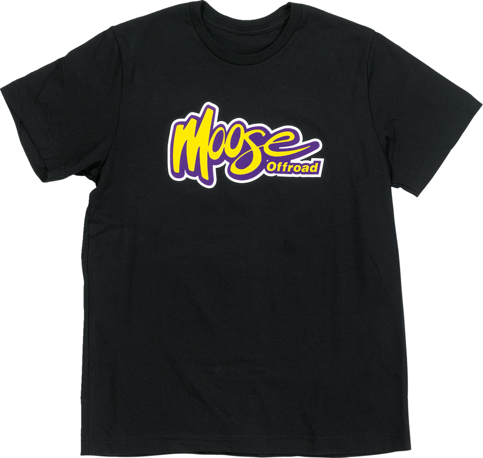MOOSE RACING Youth Off-Road T-Shirt - Black - Small 3032-3698